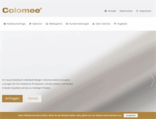 Tablet Screenshot of colomee.com